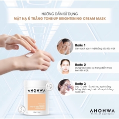 Ủ Trắng Dạng Kem AHOHAW Tone-Up Brightening Cream Mask 20g