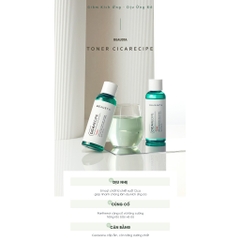 Nước hoa hồng chiết xuất rau má Beausta Cicarecipe Toner 150ml