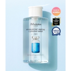 Nước tẩy trang sạch sâu cấp ẩm JM Solution H9 Hyaluronic Ampoule Cleansing Water