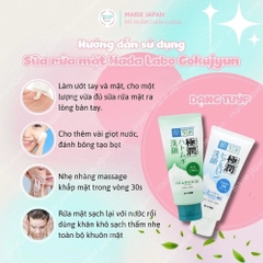 Sữa Rửa Mặt Hada Labo Gokujyun Cấp Ẩm Làm Sạch Nhẹ Dịu Da Nhật Bản