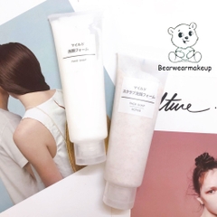 Sữa rửa mặt hạt kiêm tẩy da chết Muji face soap scrub -Nhật 120g
