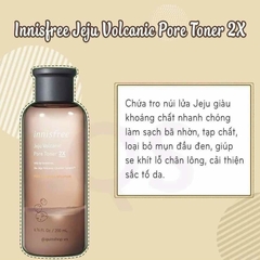 Nước Hoa Hồng Tro Núi Lửa Innisfree Jeju Volcanic Pore Toner 2x 200ml