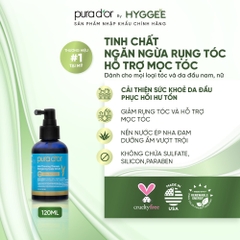 Tinh chất dưỡng tóc PURA D'OR Hair Thinning Therapy Energizing Scalp Serum organic, kích mọc tóc