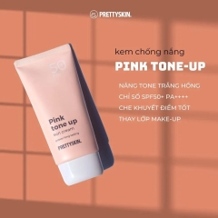 kem chống nắng pink tone up - Pretty Skin-hàn