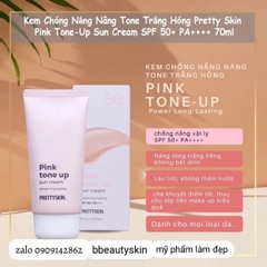 kem chống nắng pink tone up - Pretty Skin-hàn