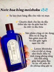 Nước hoa hồng trị mụn Meishoku Nhật Bản