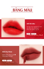 Son kem lì Black Rouge Air Fit Velvet Tint - Bản A Ver 1,2,3,4,5,6,7-hàn