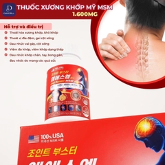 THUỐC XƯƠNG KHỚP MỸ MSM 1.600mg TẬP ĐOÀN DƯỢC MỸ PHẨM DAYCELL KOREA