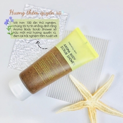 Sữa tắm nước hoa tẩy da chết Aroma body Scrub Shower-hàn