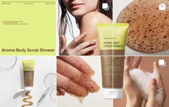 Sữa tắm nước hoa tẩy da chết Aroma body Scrub Shower-hàn