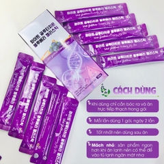 Thạch Collagen trắng da Glutathione vị việt quất-hàn