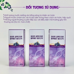 Thạch Collagen trắng da Glutathione vị việt quất-hàn