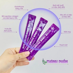 Thạch Collagen trắng da Glutathione vị việt quất-hàn