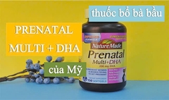 Viên Vitamin bầu Nature Made prenatal Multi +DHA Mỹ 150 viên