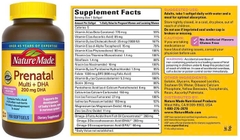 Viên Vitamin bầu Nature Made prenatal Multi +DHA Mỹ 150 viên
