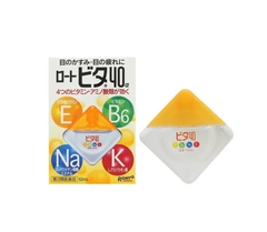 Thuốc nhỏ mắc  COOL 40 Rohto- NHẬT BẢN  -MÀU VÀNG -MÀU XANH