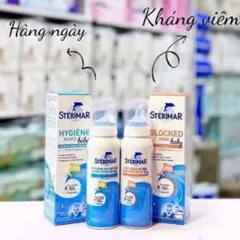 Xịt muối biển Sterimar Baby kháng viêm cam Pháp-100 ml