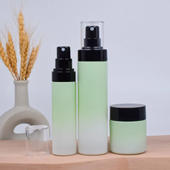 Chai nhựa PET phun mờ bao bì mỹ phẩm cao cấp
