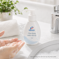 chai PET trắng sứ 150ml đựng gel rửa tay