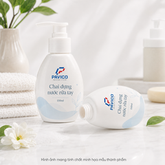 vỏ chai đựng nước rửa tay dáng tròn cổ 28mm