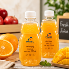 Chai đựng nước ép trái cây cho thương hiệu đồ uống mang đi