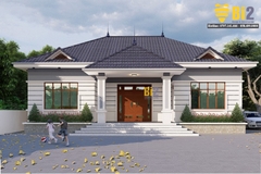 BIỆT THỰ NHÀ VƯỜN 1 TẦNG NV14