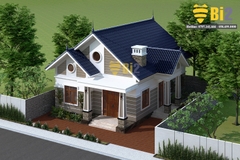 BIỆT THỰ 1 TẦNG MÁI THÁI B120.T01