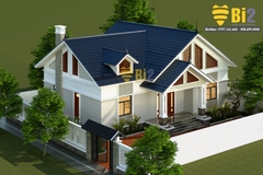 BIỆT THỰ 1 TẦNG MÁI THÁI B150.T01
