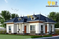 BIỆT THỰ 1 TẦNG MÁI NHẬT B150.N01