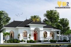 BIỆT THỰ 1 TẦNG MÁI NHẬT B200.N02