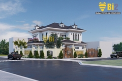 BIỆT THỰ 2 TẦNG MÁI NHẬT