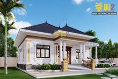 BIỆT THỰ 1 TẦNG MÁI NHẬT B120.N02