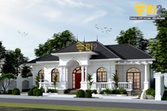 BIỆT THỰ 1 TẦNG MÁI NHẬT B200.N02
