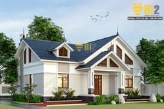 BIỆT THỰ 1 TẦNG MÁI THÁI B150.T01
