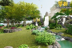 SÂN VƯỜN A NAM Ở  HOÀ BÌNH
