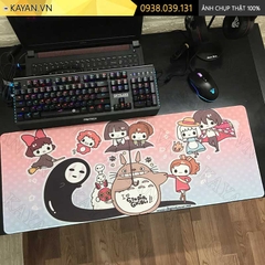 Lót chuột chống nước cỡ lớn 80x30cm dày 3mm GHIBLI-02-80X30