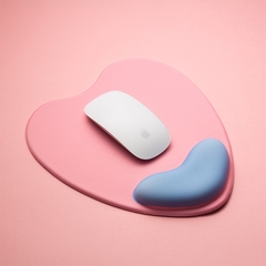 Lót chuột 3D đệm cao su silicon Trái tim hồng LOTCHUOT3D-TRAITIMHONG