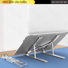 Giá đỡ Laptop, giá kê laptop hợp kim nhôm có thể điều chỉnh độ cao, dễ gấp gọn