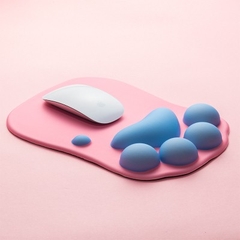 Lót chuột 3D đệm cao su silicon Chân mèo Hồng LOTCHUOT3D-CHANMEOHONG