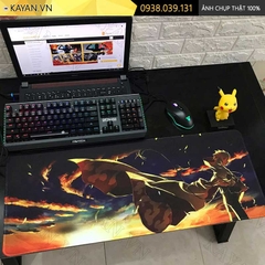 Lót chuột chống nước cỡ lớn 80x30cm dày 3mm NARUTO-25-80X30