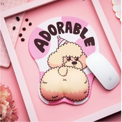 Lót chuột 3D đệm cao su silicon Poodle LOTCHUOT3D-POODLE