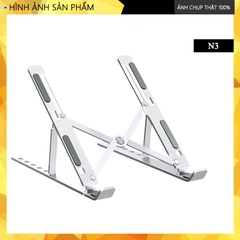Giá đỡ Laptop, giá kê laptop hợp kim nhôm có thể điều chỉnh độ cao, dễ gấp gọn