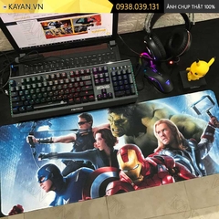 Lót chuột chống nước cỡ lớn 80x30cm dày 3mm AVENGERS-19-80X30