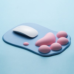 Lót chuột 3D đệm cao su silicon Chân mèo Xanh LOTCHUOT3D-CHANMEOXANH