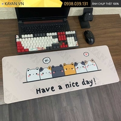 Lót chuột chống nước cỡ lớn 80x30cm dày 3mm CUTE-75-80X30