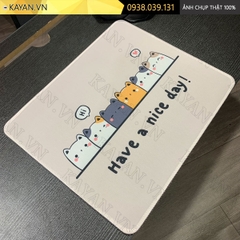 Lót chuột chống nước cỡ nhỏ 30x25cm dày 3mm CUTE-75-30X25