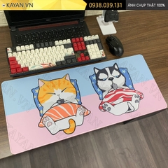 Lót chuột chống nước cỡ lớn 70x30cm dày 3mm CUTE-64-70X30