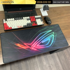 Lót chuột chống nước cỡ lớn 70x30cm dày 3mm ROG-12-70X30