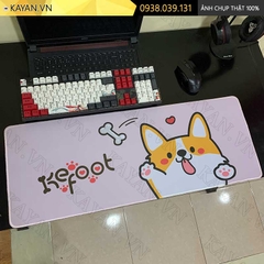 Lót chuột chống nước cỡ lớn 80x30cm dày 3mm CUTE-60-80X30
