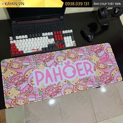 Lót chuột chống nước cỡ lớn 80x30cm dày 3mm CUTE-58-80X30